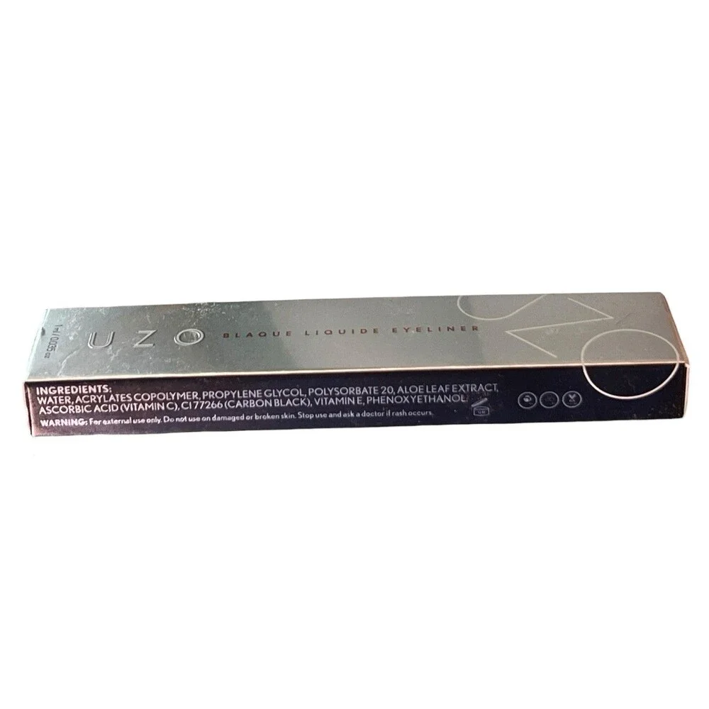 UZO Blaque Liquide Eyeliner New, Sealed in Box 1mL Waterproof, Sweatproof